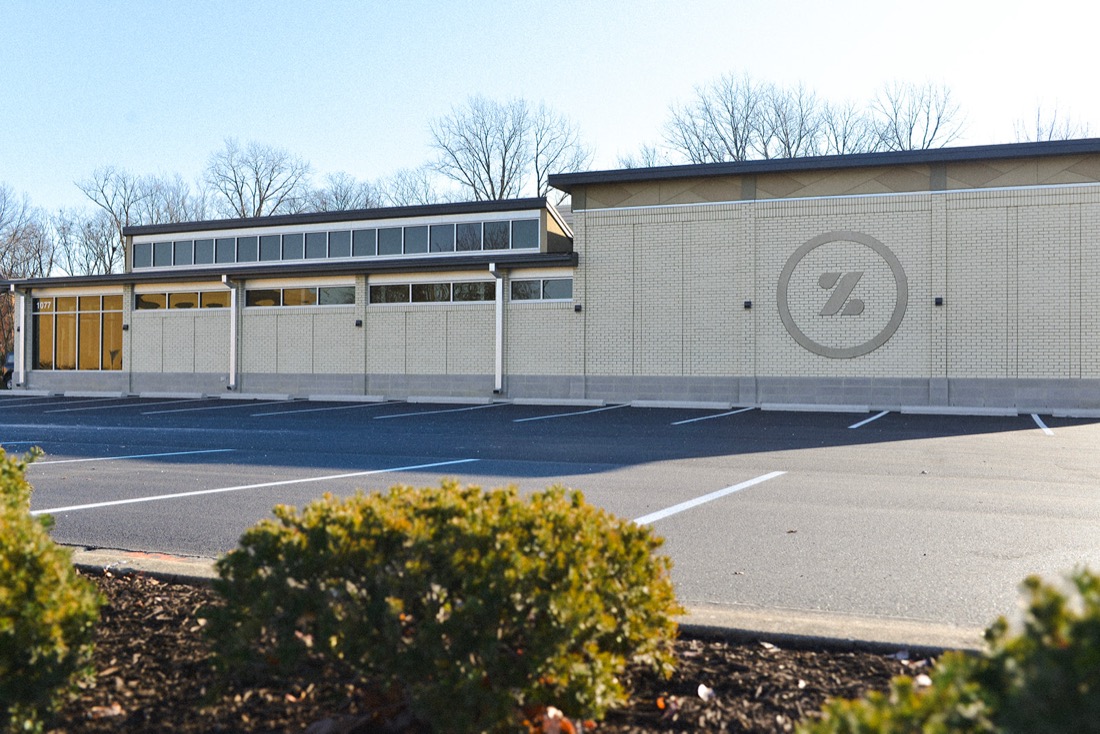Ozwell parking lot on the Monon