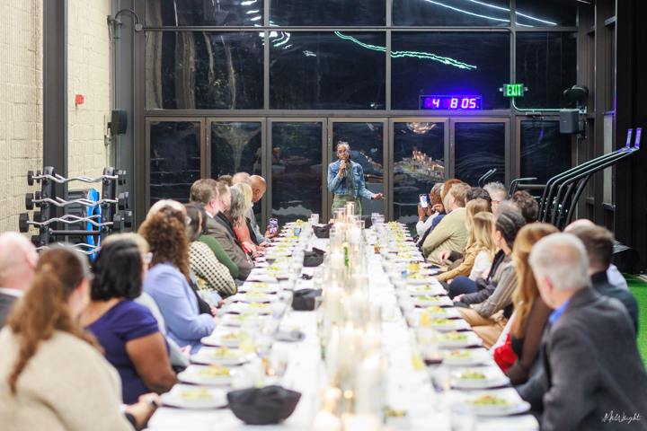 Private dinner event at Ozwell