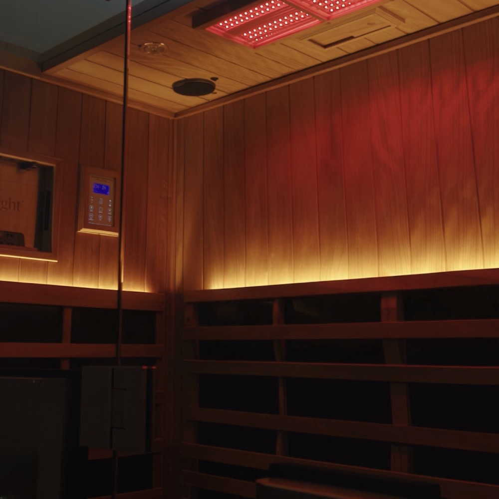 Infrared sauna at Ozwell